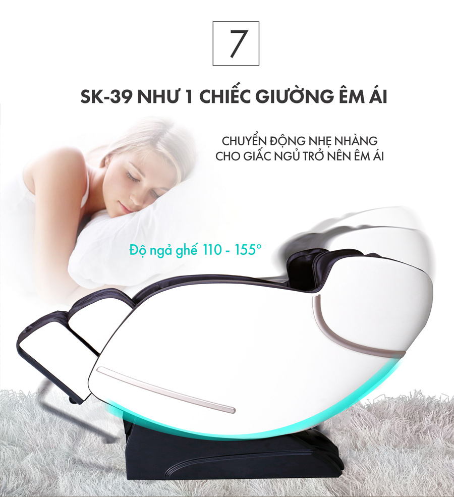 Ghế Massage Toàn Thân Nhật Bản Osun SK 39