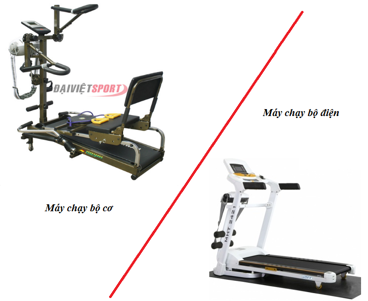 Máy chạy bộ điện và máy chạy cơ khác nhau như thế nào?